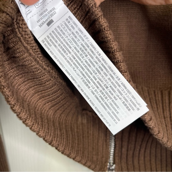 Abercrombie & Fitch Double Zipper Western Cardigan NWT Sz Small - Picture 8 of 8